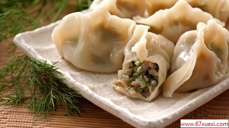 二月二美食之茴香饺子做法 www.67xuexi.com