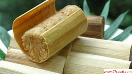 三亚十大名小吃之海南黎家竹筒饭 www.67xuexi.com