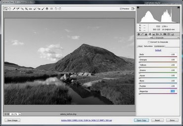 Photoshop调出外景风光照片质感的黑白效果,PS教程,思缘教程网