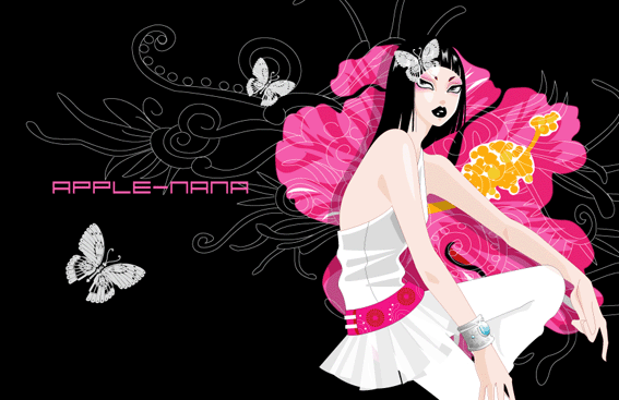 Illustrator手绘美女教程    www.67xuexi.com