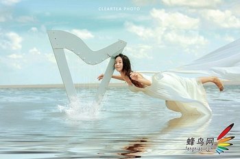 漂浮的旋律 教你在海边拍出唯美女神组照