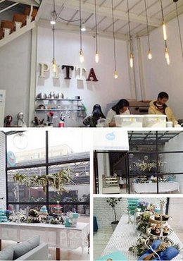 情人节拍下一丝甜蜜 在蛋糕店拍摄少女写真